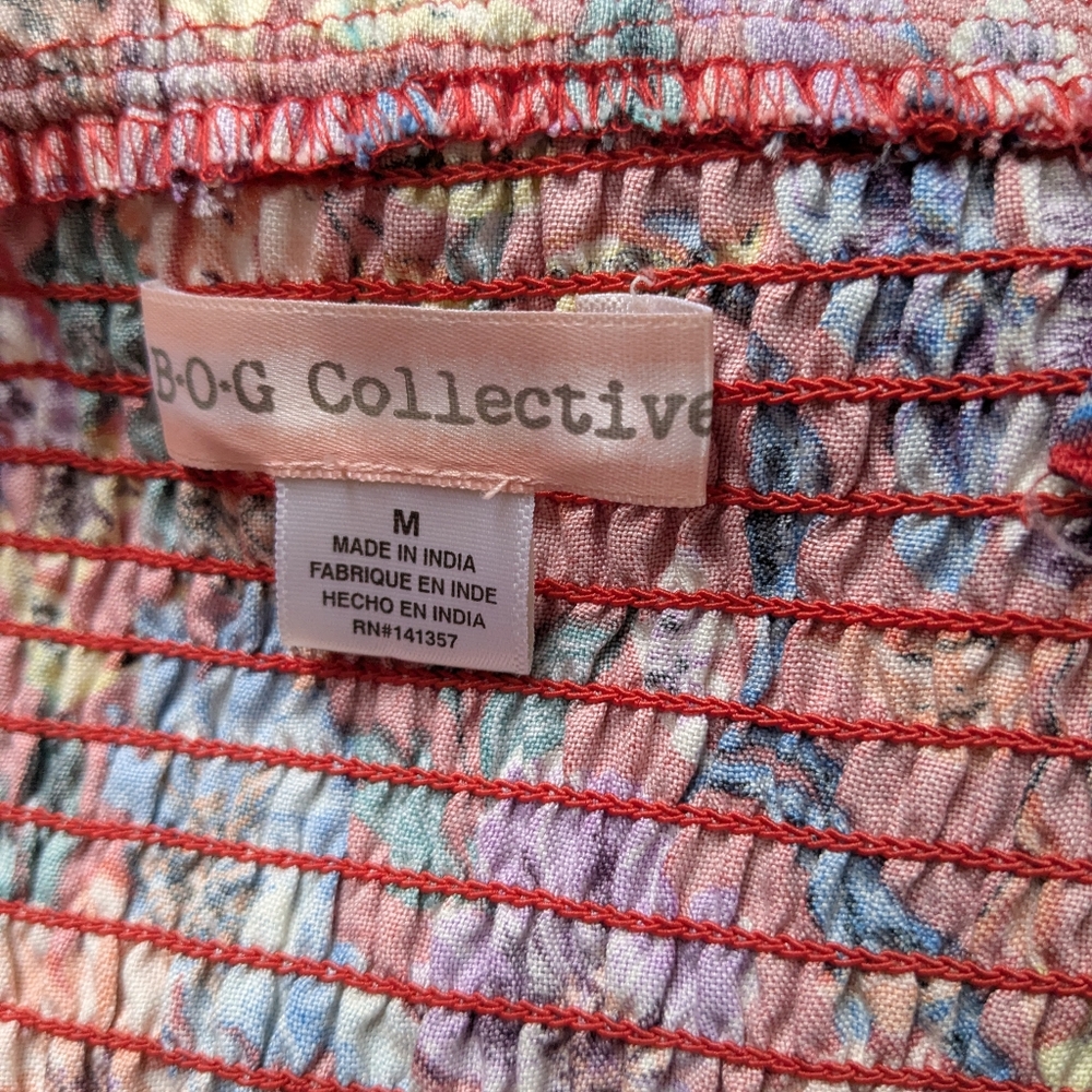 Floral Maxi Dress with Straps - Picture 4 of 4